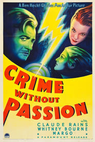 Crime without Passion poster