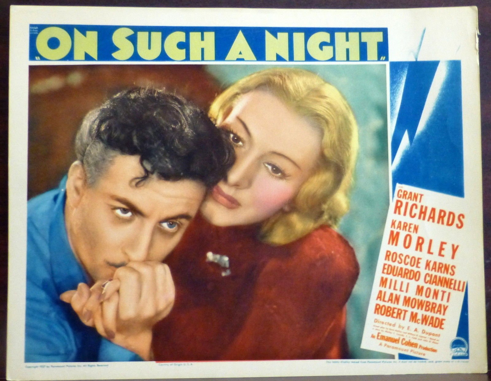 On Such a Night poster