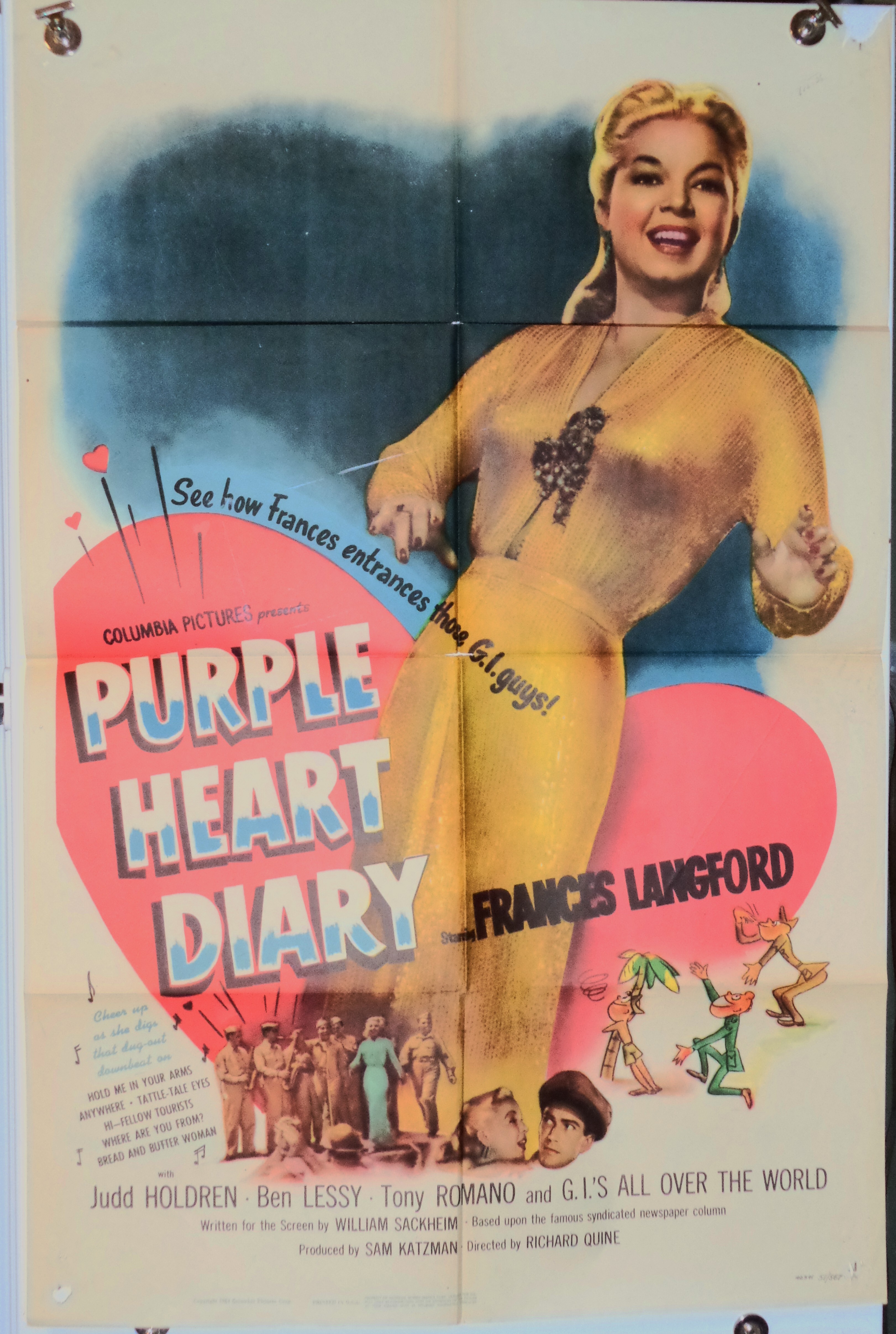 Purple Heart Diary poster
