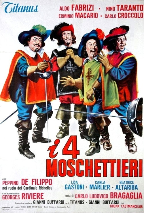 I 4 moschettieri poster