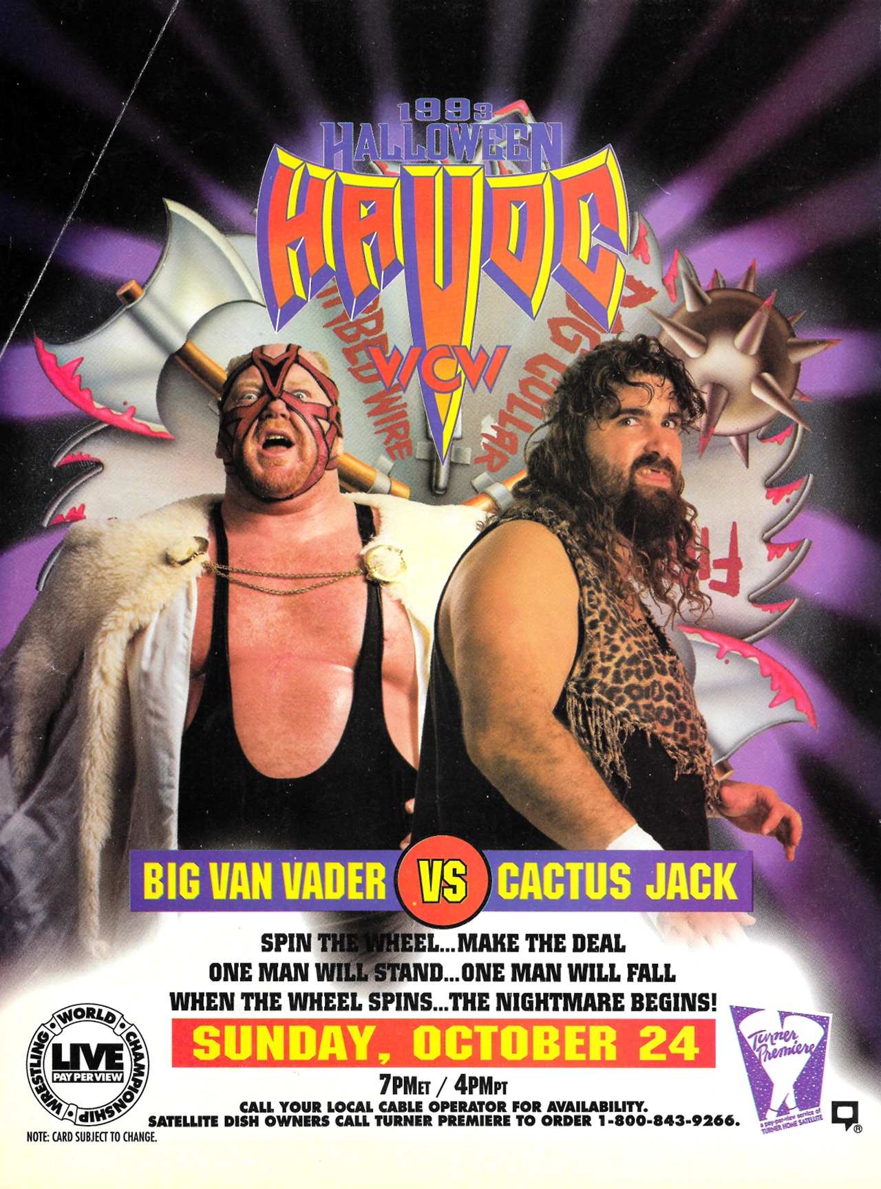 WCW Halloween Havoc 1993 poster