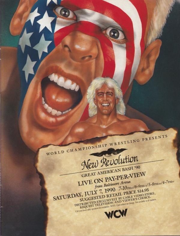 WCW Great American Bash '90: New Revolution poster