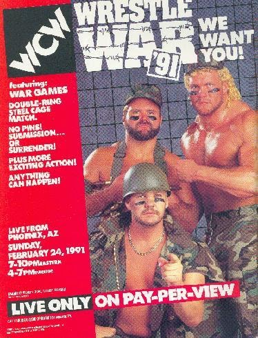WCW WrestleWar 1991 poster