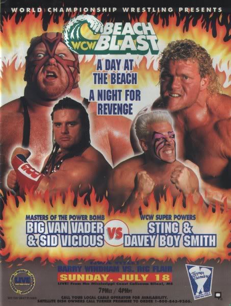 WCW Beach Blast 1993 poster