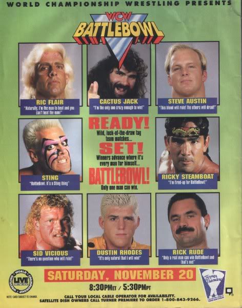 WCW Battle Bowl poster