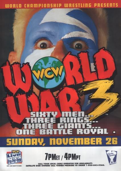 WCW World War 3 1995 poster