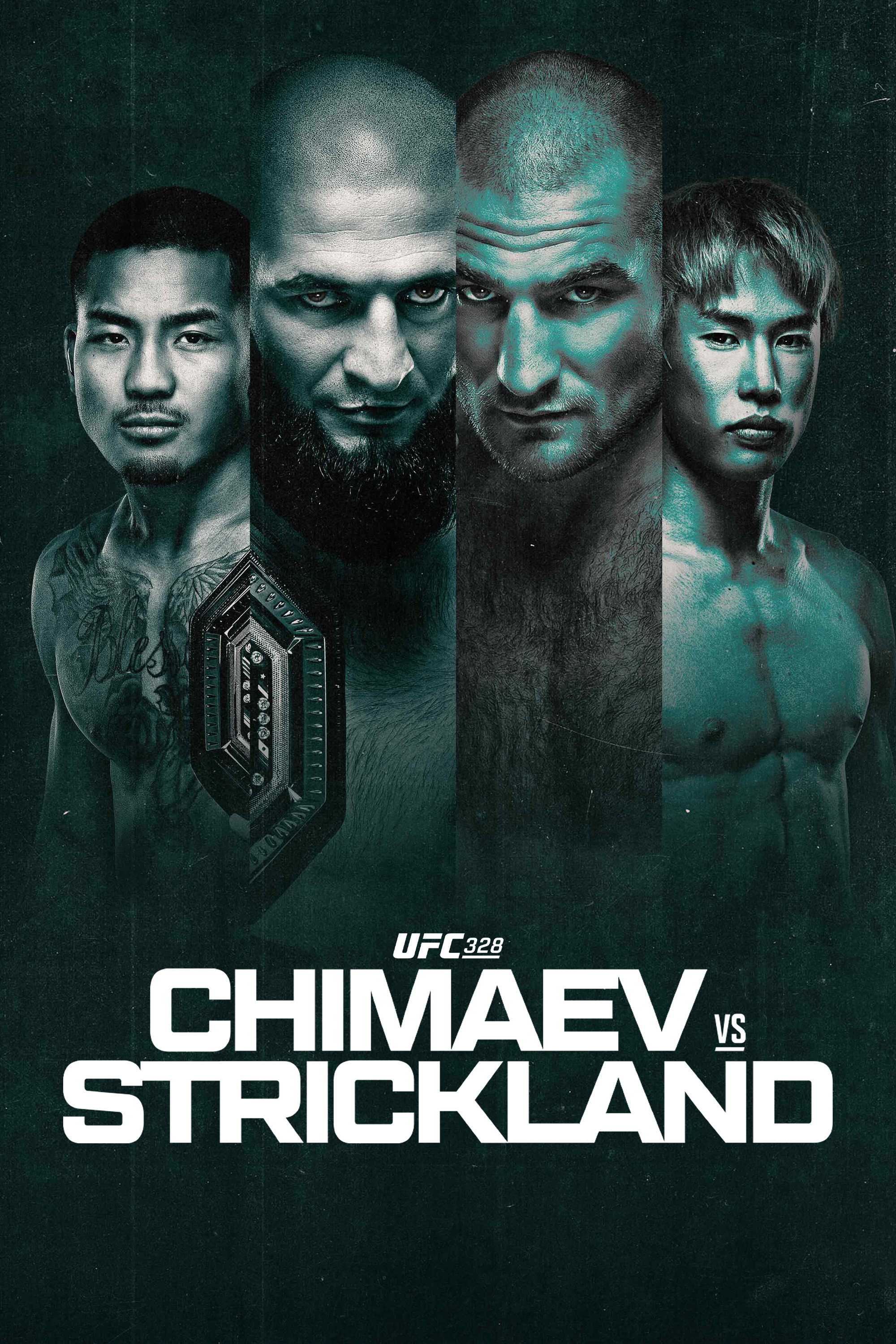 UFC 328: Chimaev vs Strickland poster
